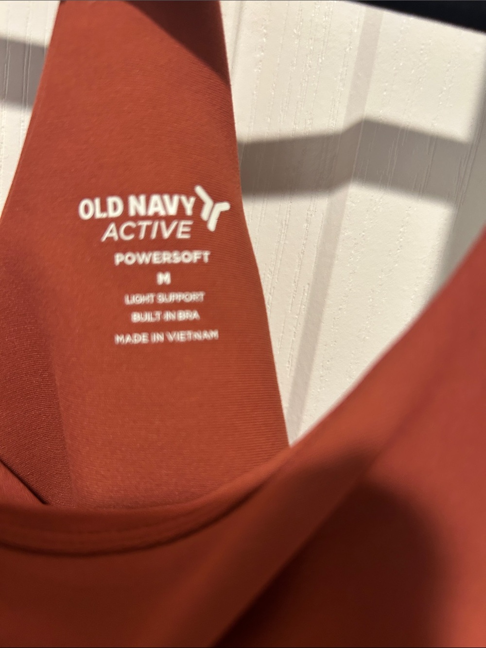 Old Navy Rust Crop Tank with Strappy Back - Picture 2 of 2